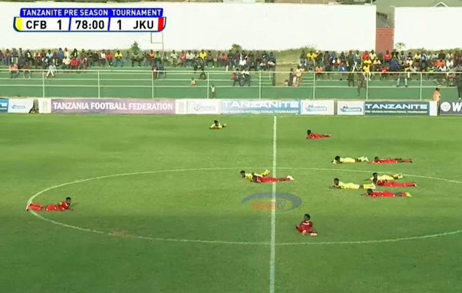 경기 중 선수도 심판도 깜짝 놀라 엎드려...머리 위로 공포의 벌떼 '위잉... - 뉴스 썸네일 이미지