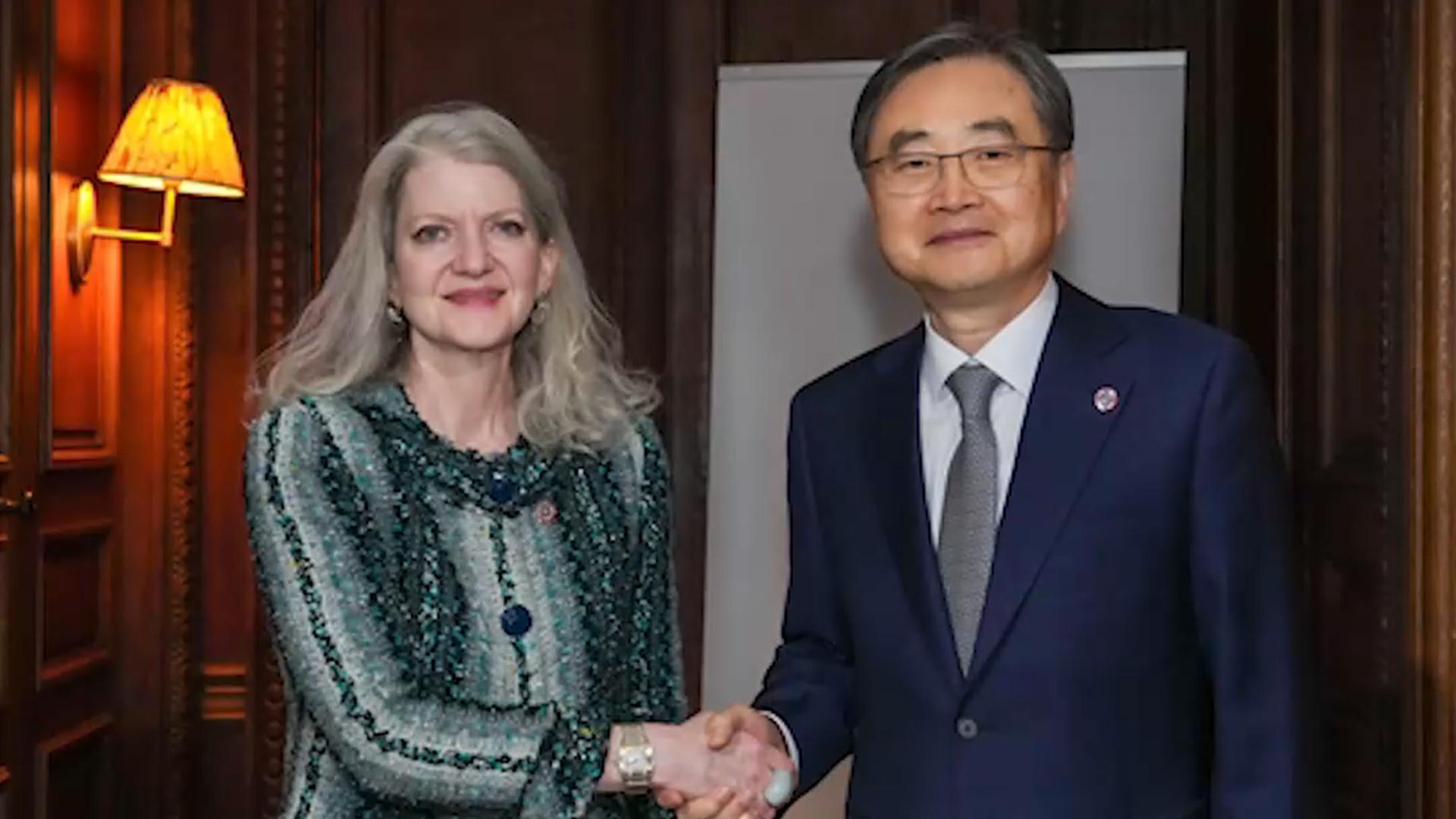 조현, 미 차관 면담...